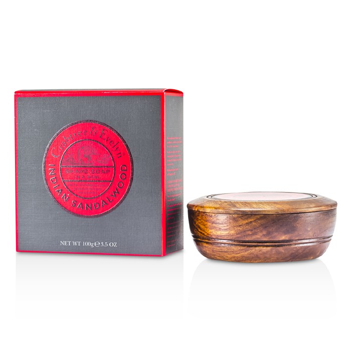 Crabtree & Evelyn Indian Sandalwood Shave Soap In Wooden Bowl 100g/3.5ozProduct Thumbnail