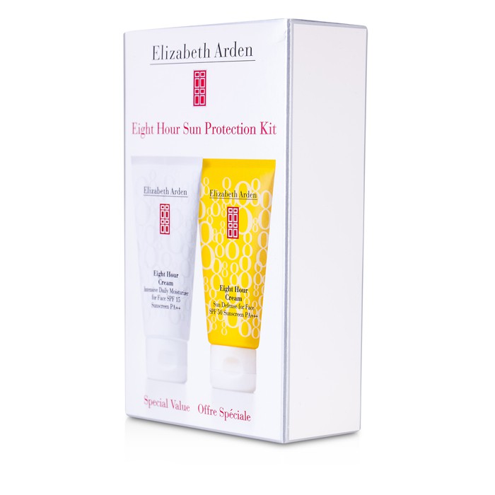 Elizabeth Arden Eight Hour Sun Protection Kit: Daily Moisturizer 49g + Sun Defense 49g 2pcsProduct Thumbnail