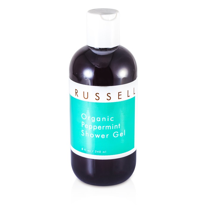 Russell Organics Organic Peppermint Shower Gel 240ml/8ozProduct Thumbnail