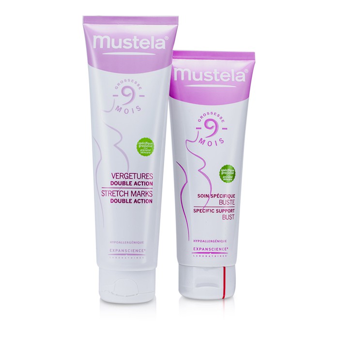 Mustela Stretch Marks Survival Kit: Stretch Marks 150ml + Specific Support Bust 125ml - Perawatan Tubuh 2pcsProduct Thumbnail