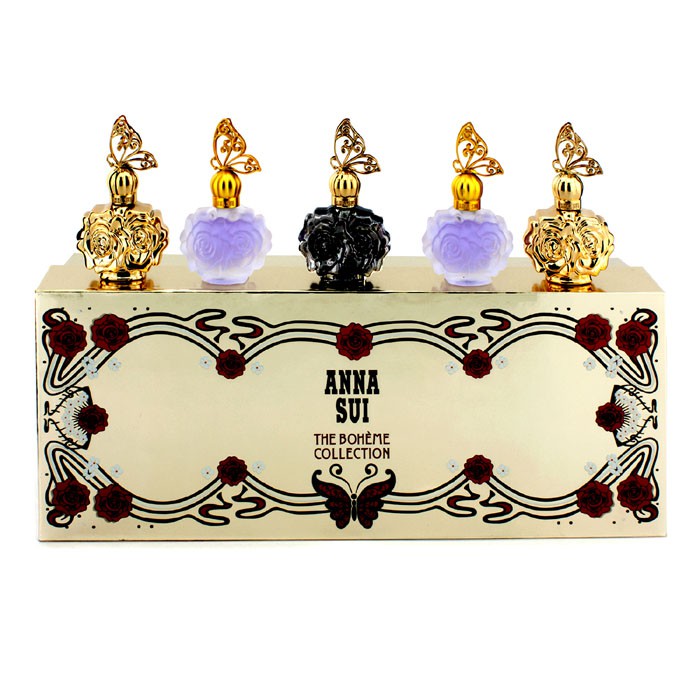 Anna Sui Kit The Boheme Collection: La Nuit De Boheme Eau De Parfum + 2x La Nuit De Boheme Eau De Toilette + 2x La Vie De Boheme Eau De Toilette 5x4ml/0.14ozProduct Thumbnail