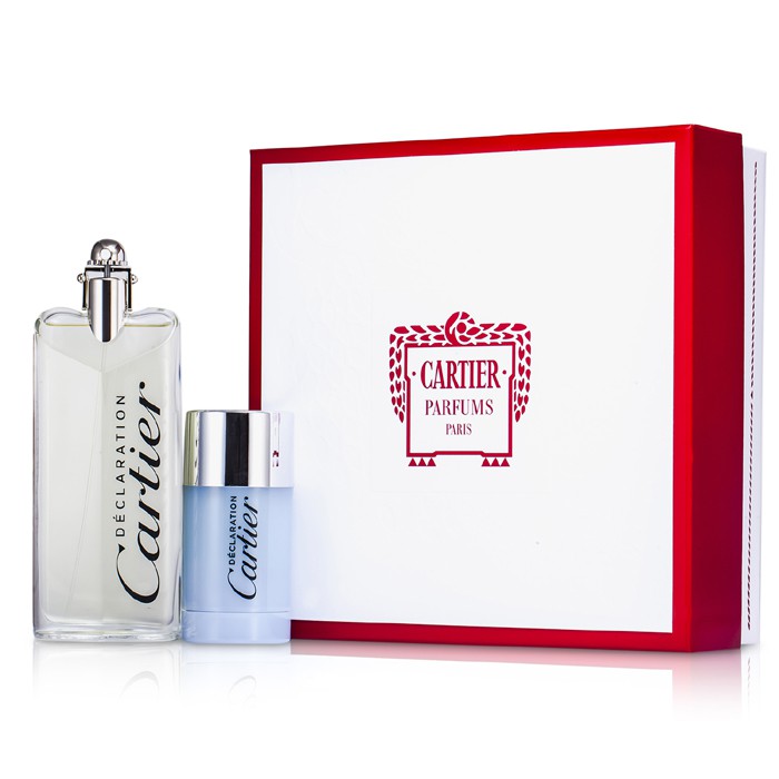 Cartier Declaration مجموعة: ماء تواليت سبراي 100مل/3.3أوقية + إصبع مزيل للعرق 75مل/2.5أوقية 2pcsProduct Thumbnail