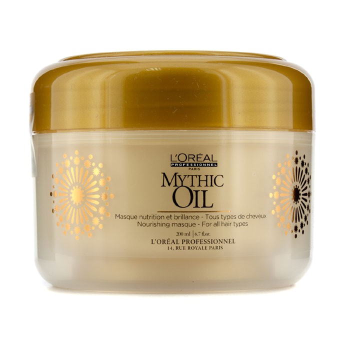 L'Oreal Mythic Oil Nourishing Masque (Untuk Semua Jenis Rambut) - Masker Rambut 200ml/6.7ozProduct Thumbnail