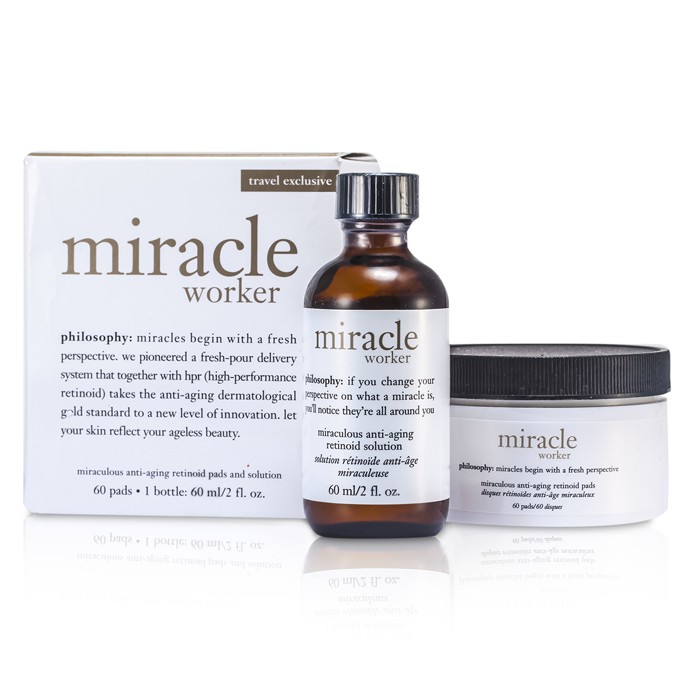 Philosophy Miracle Worker: Solución 60ml/2oz + Toallitas 60pads 60padsProduct Thumbnail
