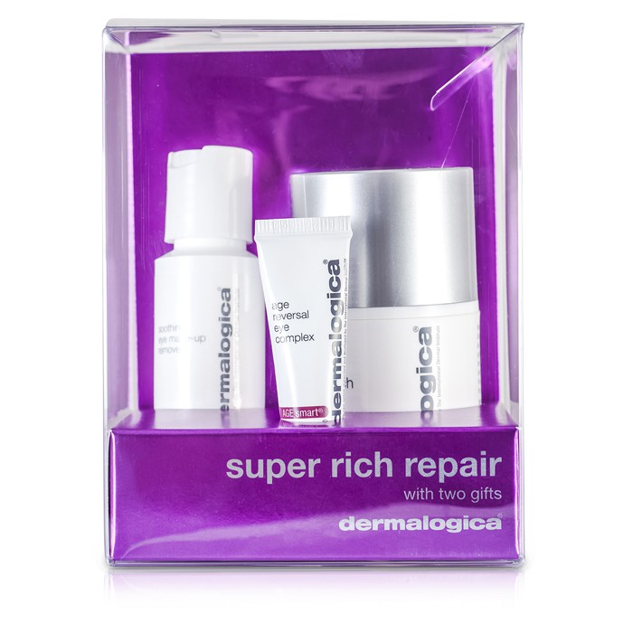 Dermalogica Super Rich Repair Limited Edition Set: Super Rich Repair 50ml + Eye Make-Up Remover 30ml + Eye Complex 5ml 3pcsProduct Thumbnail