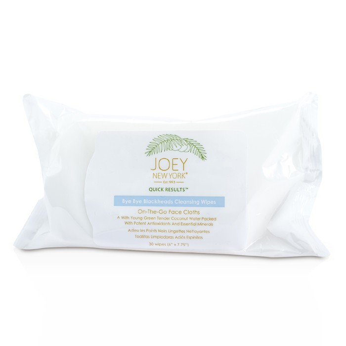 Joey New York Quick Results Bye Bye Blackheads Cleansing Wipes 30wipesProduct Thumbnail
