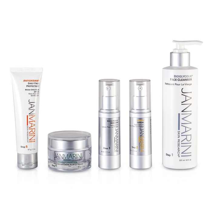 Jan Marini Skin Care Management System: Cleanser + Protectant + Serum + Lotion + Cream (Normal/Combination Skin) (Exp. Date 1/2015) 5pcsProduct Thumbnail