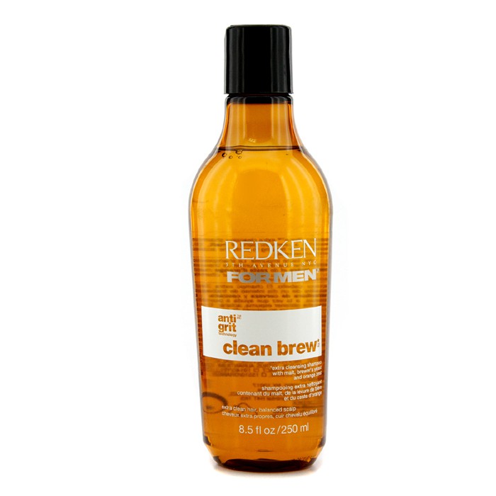 Redken Men Clean Brew Extra Cleansing Shampoo - שמפו לניקוי נוסף של השיער, לאיזון הקרקפת לגברים 250ml/8.5ozProduct Thumbnail