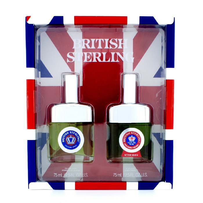 Dana Kit British Sterling: Cologne Spray 75ml/2.5oz + Pós Barba 75ml/2.5oz 2pcsProduct Thumbnail