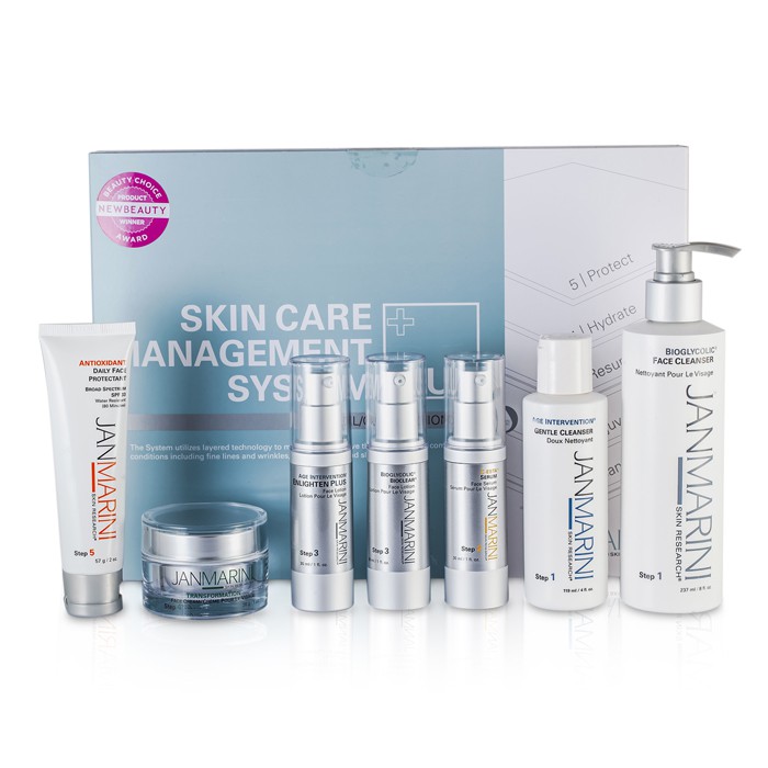 Jan Marini Skin Care Manag. System Plus: 2x Cleanser+Face Protect.+Serum+2x Lotion +Cream Normal/Comb. Skin (Exp. Date 07/2015) 7pcsProduct Thumbnail
