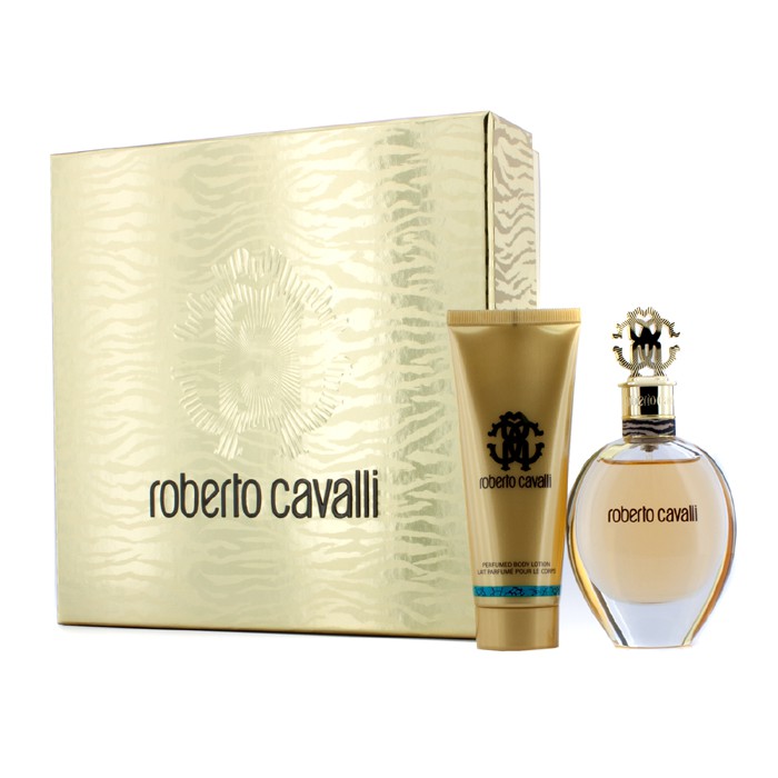 Roberto Cavalli Roberto Cavalli (New) Coffret: Eau De Parfum Spray 50ml/1.7oz + Body Lotion 75ml/2.5oz (Gold Box) 2pcsProduct Thumbnail