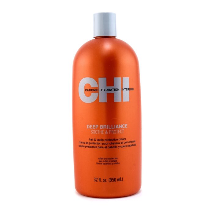 CHI ครีมปกป้องผมและหนังศีรษะ Deep Brilliance Soothe & Protect Hair & Scalp Protective Cream 950ml/32ozProduct Thumbnail