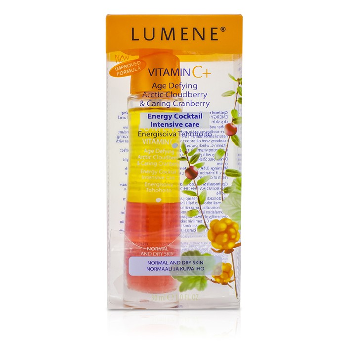 Lumene Vitamin C+ Age Defying Energy Cocktail Intensive Care (For Normal and Dry Skin) 30ml/1ozProduct Thumbnail