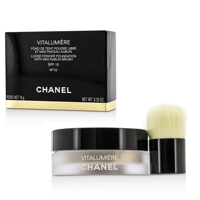 Chanel Vitalumiere Loose Powder Foundation SPF15 With Mini Kabuki Brush 10g/0.35ozProduct Thumbnail