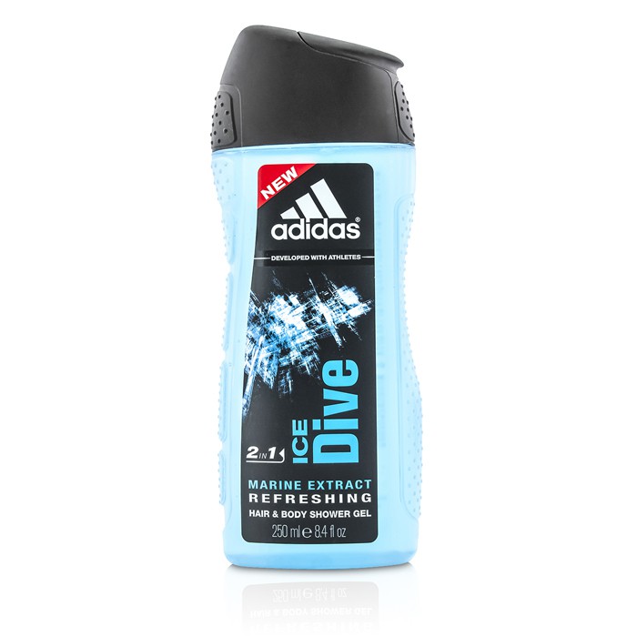 Adidas Ice Dive Морской Освежающий Гель для Душа для Тела и Волос 250ml/8.4ozProduct Thumbnail