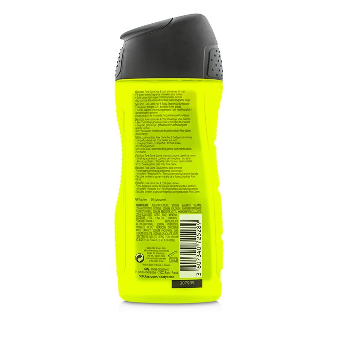 Adidas Pure Game 2 In 1 Guaiac Wood Relaxing Hair & Body Shower Gel 250ml/8.4ozProduct Thumbnail