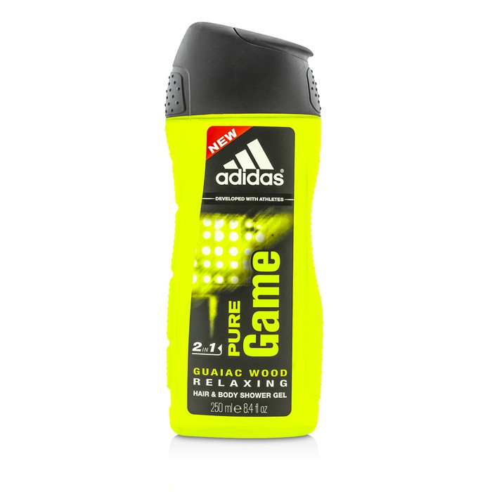 Adidas Pure Game 2 In 1 Guaiac Wood Relaxing Hair & Body Shower Gel 250ml/8.4ozProduct Thumbnail
