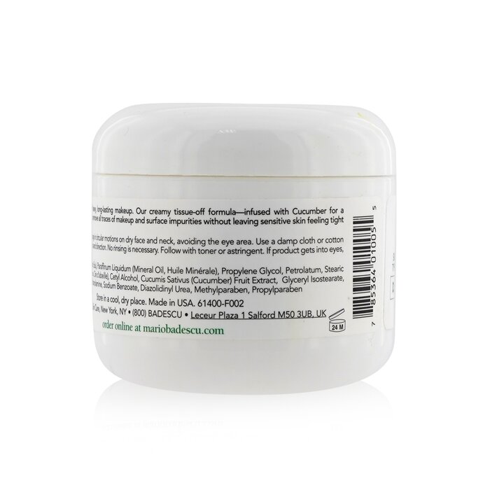 Mario Badescu Cucumber Make-Up Remover Cream - For Dry/ Sensitive Skin Types  118ml/4ozProduct Thumbnail