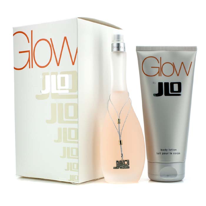 J. Lo Glow Coffret: Eau De Toilette Spray 100ml/3.4oz + Body Lotion 200ml/6.7oz (Liten skade på boksen) 2pcsProduct Thumbnail