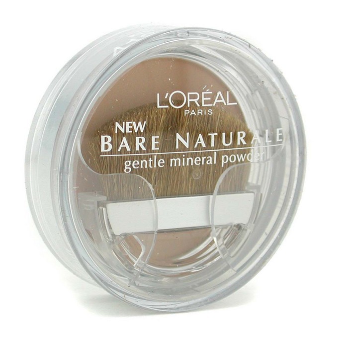 L'Oreal Mineralny puder prasowany z pędzelkiem Bare Naturale Gentle Mineral Powder Compact with Brush 9.5g/0.33ozProduct Thumbnail