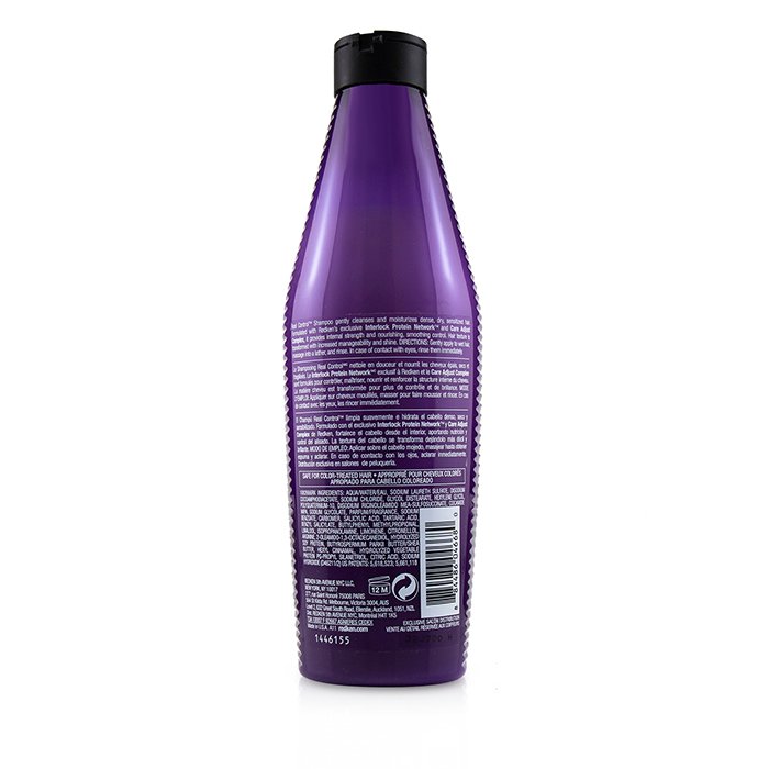 Redken Regenerujący szampon do włosów gęstych, suchych, uwrażliwionych Real Control Nourishing Repair Shampoo - For Dense/ Dry/ Sensitized Hair (Interlock Protein Network) 300ml/10ozProduct Thumbnail