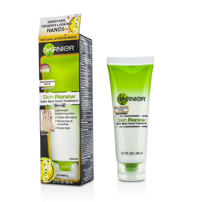 Garnier ทรีทเม้นต์ทามือ Skin Renew Dark Spot Hand Treatment SPF 30 80ml/2.7ozProduct Thumbnail