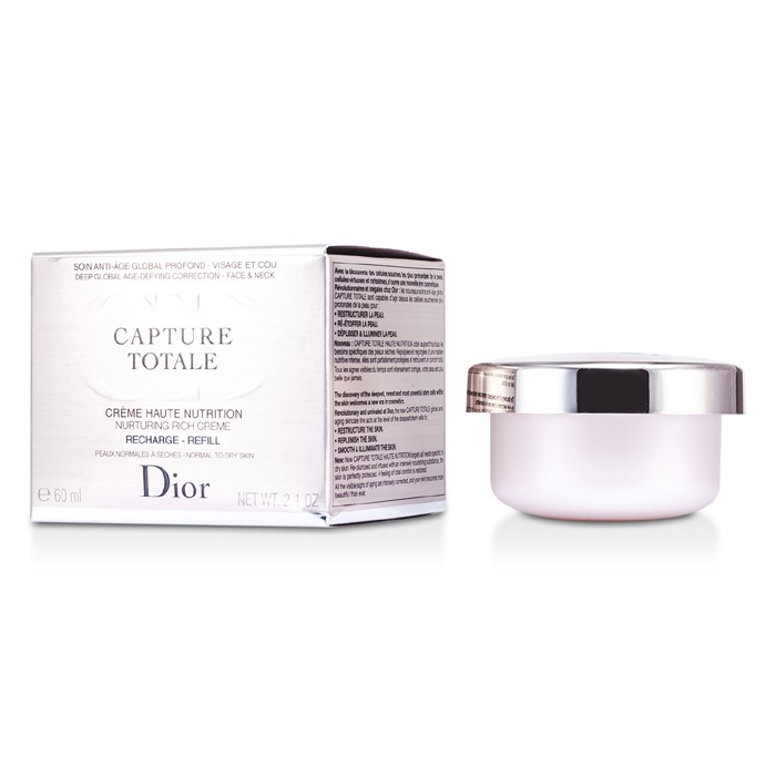 Christian Dior Capture Totale Haute Nutrition Nurturing Rich Creme Refill - ריפיל קרם הזנה עשיר (לעור רגיל עד יבש) 60ml/2.1ozProduct Thumbnail