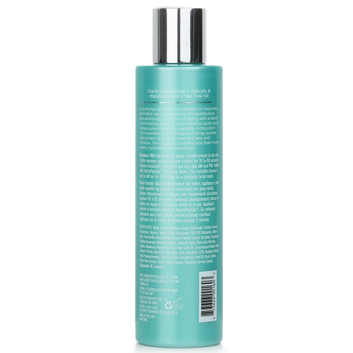 HydroPeptide 清透潔面乳 Purifying Cleanser: Pure, Clear & Clean 200ml/6.76ozProduct Thumbnail