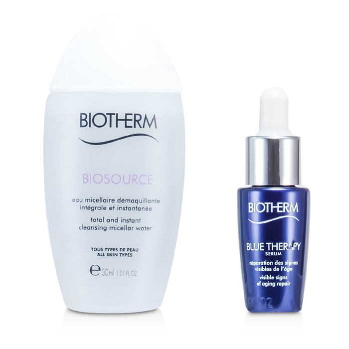 Biotherm Blue Therapy Набор: Blue Therapy Крем SPF 15 50мл + Blue Therapy Сыворотка 7мл + Biosource Мицеллярная Вода 30мл + Сумка 3pcs+1bagProduct Thumbnail