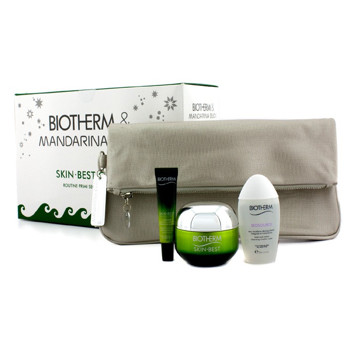 Biotherm Set Skin Best: Skin Best Crema SPF 15 50ml + Skin Best Suero En Crema 10ml + Biosource Agua Micelar 30ml + Bolso 3pcs+1bagProduct Thumbnail