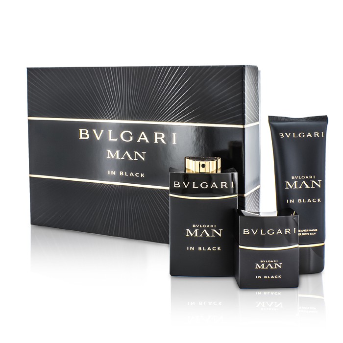 Bvlgari In Black Coffret: Eau De Parfum Spray 100ml/3.4oz + Eau De Parfum Spray 30ml/1oz + After Shave Balm 100ml/3.4oz 3pcsProduct Thumbnail