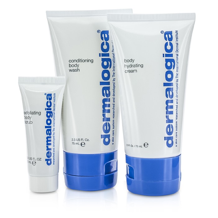 Dermalogica Body Therapy Limited Edition Set: Body Wash 75ml + Body Cream 75ml + Body Scrub 15ml 3pcsProduct Thumbnail