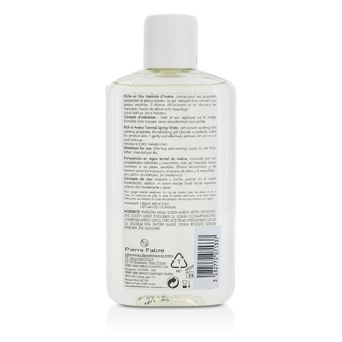Avene Čisticí pleťový gel bez oleje Oil-Free Gel Cleanser (pro normální až smíšenou pleť) 200ml/6.76ozProduct Thumbnail