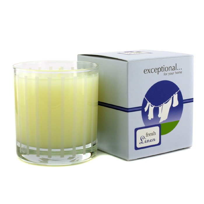 Exceptional Parfums Fragrance Candle - Fresh Linen 227g/8ozProduct Thumbnail