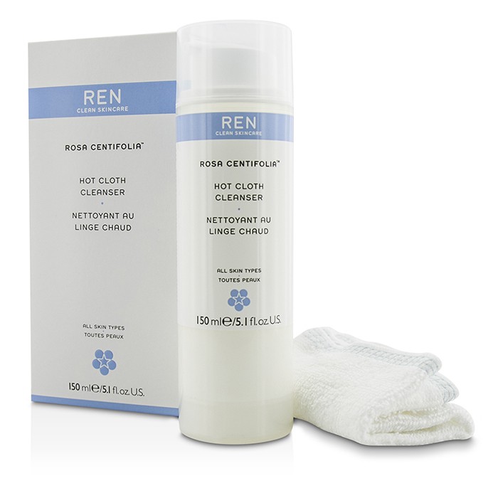 Ren Rosa Centifolia Hot Cloth Cleanser - מטלית ניקוי חמה ורד צ׳נטיפוליה (לכל סוגי העור) 150ml/5.1ozProduct Thumbnail