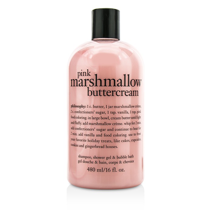 Philosophy Pink Marshmallow Buttercream Shampoo, Shower Gel & Bubble Bath 480ml/16ozProduct Thumbnail