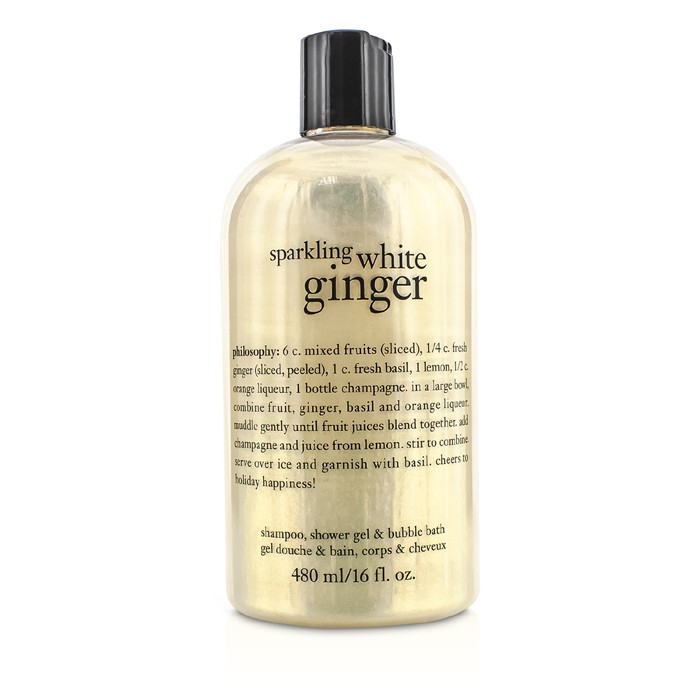 Philosophy Sparkling White Ginger Shampoo, Shower Gel & Bubble Bath 480ml/16ozProduct Thumbnail