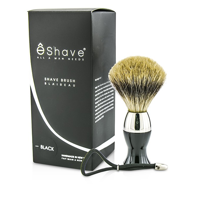 eシェーブ EShave Short Brushes Nickel Pastic Handle 1pcProduct Thumbnail