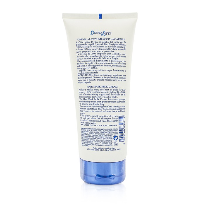 Perlier Kremowa maska dla delikatnych włosów La Via Lattea Double Latte Hair Mask Milk Cream - Sensitive Skin (For Delicate Hair) 200ml/6.7ozProduct Thumbnail