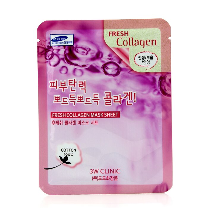 3W Clinic Mask Sheet - Fresh Collagen 10pcsProduct Thumbnail
