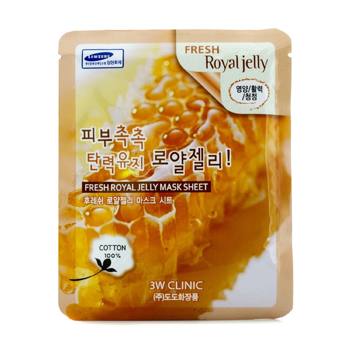 3W Clinic Mask Sheet - Fresh Royal Jelly 10pcsProduct Thumbnail
