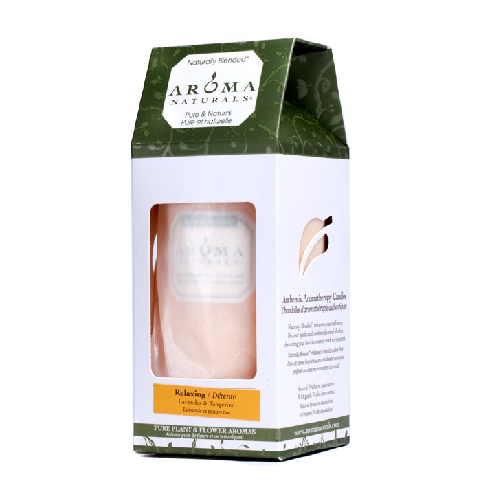 Aroma Naturals Świeca zapachowa Authentic Aromatherapy Candles - Relaxing (Lawenda i Mandarynka) (2.75x5) inchProduct Thumbnail