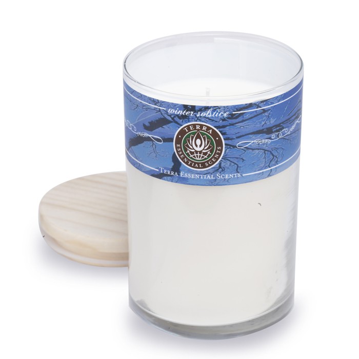 Terra Essential Scents Hand-Poured Soy Candle - Winter Solstice 12ozProduct Thumbnail