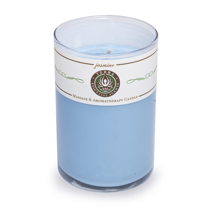 Terra Essential Scents เทียนหอม Massage & Aromatherapy Candle - Jasmine 12ozProduct Thumbnail