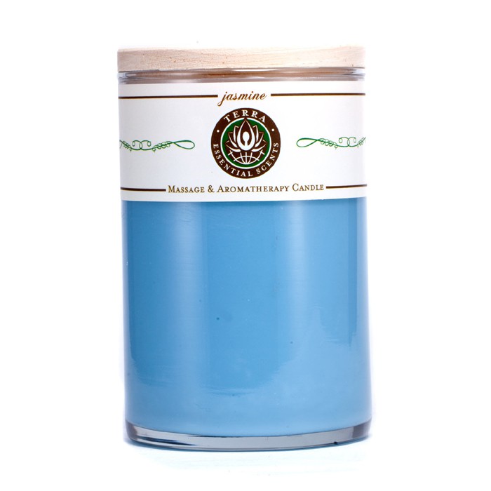 Terra Essential Scents Massage & Aromatherapy Candle - Jasmine 12ozProduct Thumbnail
