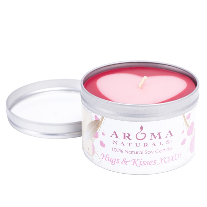 Aroma Naturals 100% Natural Soy Candle - Hugs & Kisses XOXO! 6.5ozProduct Thumbnail