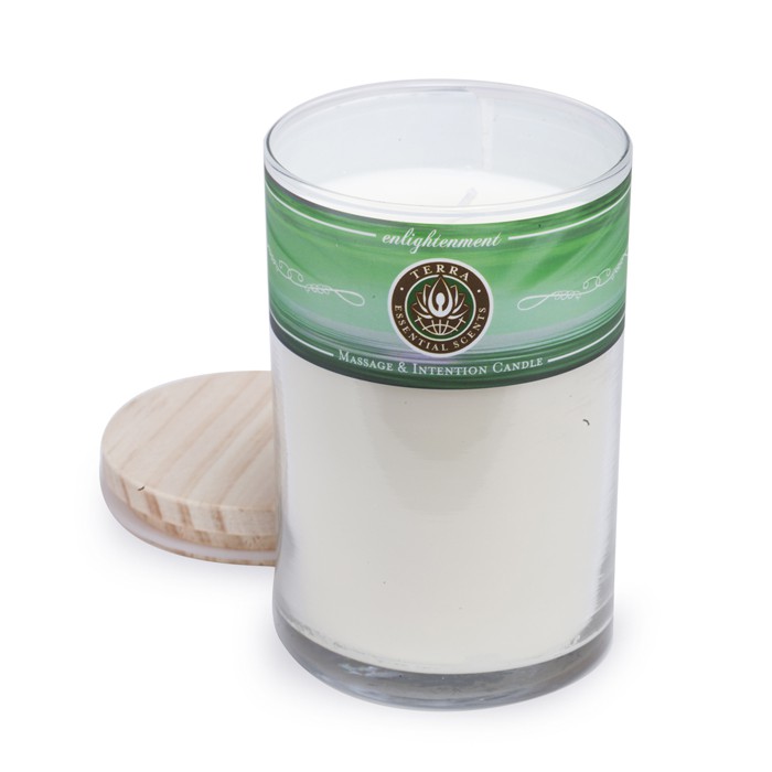 Terra Essential Scents Świeca zapachowa Massage & Intention Candle - Enlightenment 12ozProduct Thumbnail
