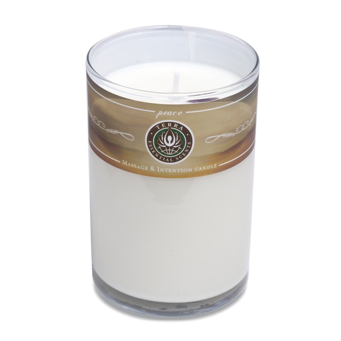 Terra Essential Scents Świeca zapachowa Massage & Intention Candle - Peace 12ozProduct Thumbnail