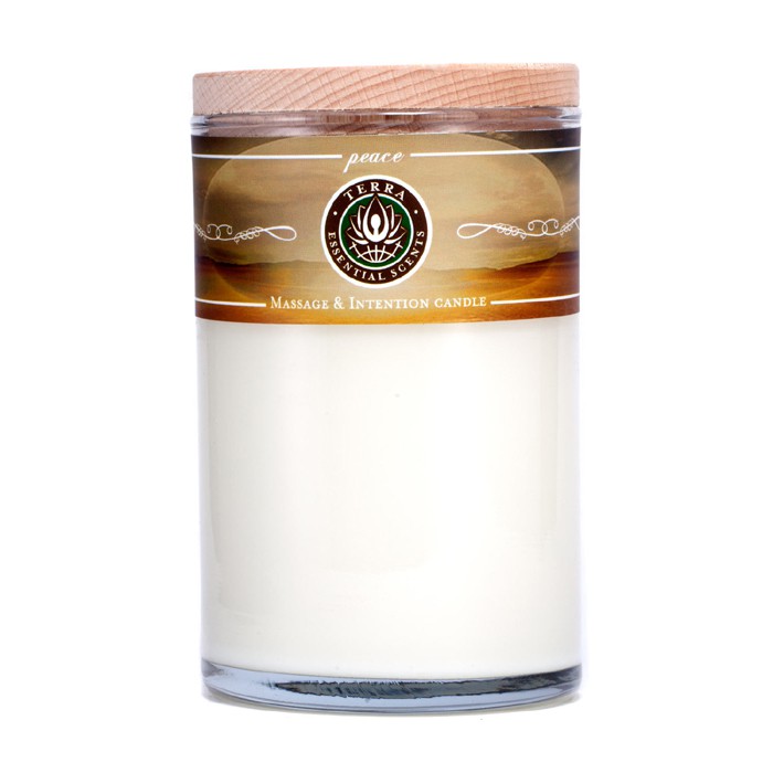 Terra Essential Scents Massage & Intention Candle - Peace 12ozProduct Thumbnail