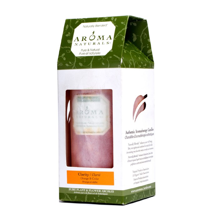 Aroma Naturals شمع عطري أصلي Authentic Aromatherapy - Clarity (برتقال وأرز) (2.75x5) inchProduct Thumbnail